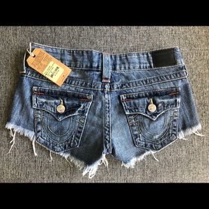 True religion Joey cut off short
